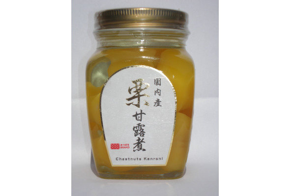 国産栗甘露煮-正面 国産栗甘露煮-正面